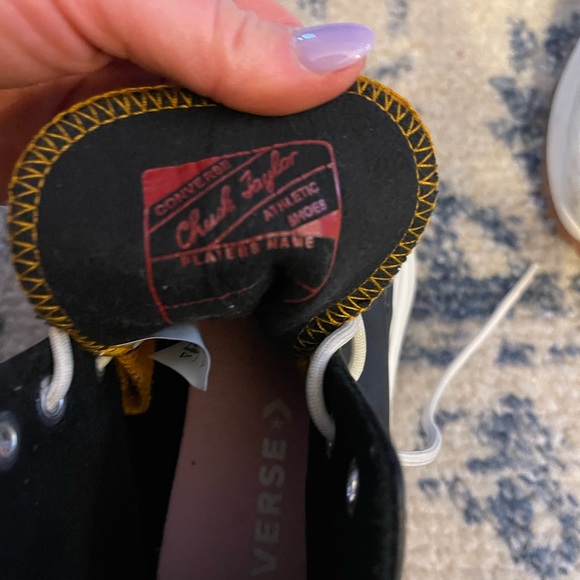 Black platform leather converse - Run star hike - Picture 10 of 11